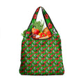 South Sydney Rabbitohs Grocery Bag Tropical Hibiscus Floral Seamless Rugby Mascot