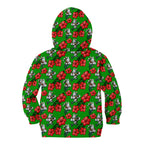 South Sydney Rabbitohs Kid Hoodie Tropical Hibiscus Floral Seamless Rugby Mascot