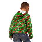 South Sydney Rabbitohs Kid Hoodie Tropical Hibiscus Floral Seamless Rugby Mascot