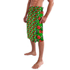 South Sydney Rabbitohs Lavalava Tropical Hibiscus Floral Seamless Rugby Mascot