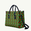 South Sydney Rabbitohs Leather Bag Tropical Hibiscus Floral Seamless Rugby Mascot