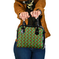 South Sydney Rabbitohs Shoulder Handbag Tropical Hibiscus Floral Seamless Rugby Mascot