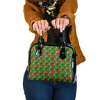 South Sydney Rabbitohs Shoulder Handbag Tropical Hibiscus Floral Seamless Rugby Mascot