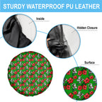 South Sydney Rabbitohs Spare Tire Cover Tropical Hibiscus Floral Seamless Rugby Mascot