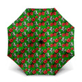South Sydney Rabbitohs Umbrella Tropical Hibiscus Floral Seamless Rugby Mascot