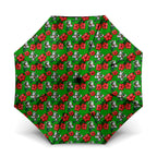South Sydney Rabbitohs Umbrella Tropical Hibiscus Floral Seamless Rugby Mascot