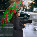 South Sydney Rabbitohs Umbrella Tropical Hibiscus Floral Seamless Rugby Mascot