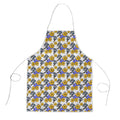 Canterbury-Bankstown Bulldogs Apron Tropical Hibiscus Floral Seamless Rugby Mascot