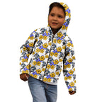 Canterbury-Bankstown Bulldogs Kid Hoodie Tropical Hibiscus Floral Seamless Rugby Mascot