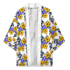 Canterbury-Bankstown Bulldogs Kimono Tropical Hibiscus Floral Seamless Rugby Mascot