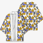 Canterbury-Bankstown Bulldogs Kimono Tropical Hibiscus Floral Seamless Rugby Mascot