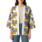 Canterbury-Bankstown Bulldogs Kimono Tropical Hibiscus Floral Seamless Rugby Mascot