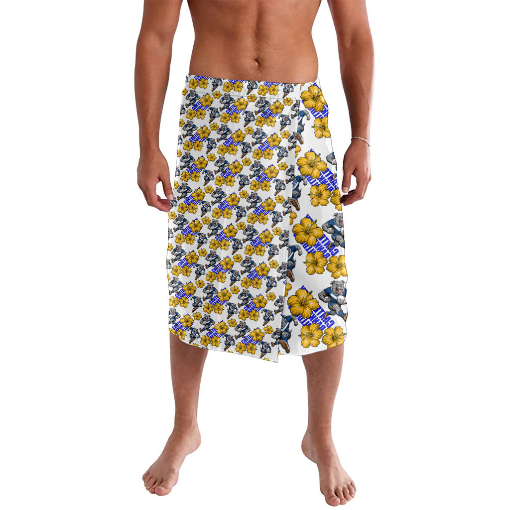 Canterbury-Bankstown Bulldogs Lavalava Tropical Hibiscus Floral Seamless Rugby Mascot