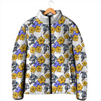 Canterbury-Bankstown Bulldogs Padded Jacket Tropical Hibiscus Floral Seamless Rugby Mascot
