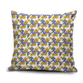 Canterbury-Bankstown Bulldogs Pillow Cover Tropical Hibiscus Floral Seamless Rugby Mascot