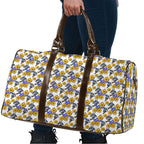Canterbury-Bankstown Bulldogs Travel Bag Tropical Hibiscus Floral Seamless Rugby Mascot