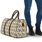 Canterbury-Bankstown Bulldogs Travel Bag Tropical Hibiscus Floral Seamless Rugby Mascot