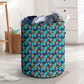 Gold Coast Titans Laundry Basket Tropical Hibiscus Floral Seamless Rugby Mascot