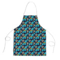 Gold Coast Titans Apron Tropical Hibiscus Floral Seamless Rugby Mascot