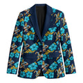 Gold Coast Titans Blazer Tropical Hibiscus Floral Seamless Rugby Mascot