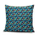 Gold Coast Titans Pillow Cover Tropical Hibiscus Floral Seamless Rugby Mascot