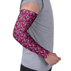 Manly Warringah Sea Eagles Arm Sleeves Tropical Hibiscus Floral Seamless Rugby Mascot