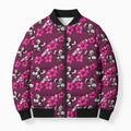 Manly Warringah Sea Eagles Bomber Puffer Jacket Tropical Hibiscus Floral Seamless Rugby Mascot