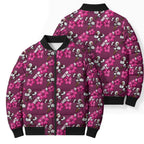 Manly Warringah Sea Eagles Bomber Puffer Jacket Tropical Hibiscus Floral Seamless Rugby Mascot