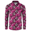 Manly Warringah Sea Eagles Button Sweatshirt Tropical Hibiscus Floral Seamless Rugby Mascot