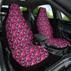 Manly Warringah Sea Eagles Car Seat Cover Tropical Hibiscus Floral Seamless Rugby Mascot