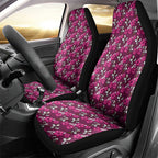 Manly Warringah Sea Eagles Car Seat Cover Tropical Hibiscus Floral Seamless Rugby Mascot