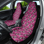 Manly Warringah Sea Eagles Car Seat Cover Tropical Hibiscus Floral Seamless Rugby Mascot