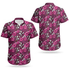 Manly Warringah Sea Eagles Couples Matching Summer Maxi Dress and Hawaiian Shirt Tropical Hibiscus Floral Seamless Rugby Mascot