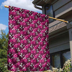 Manly Warringah Sea Eagles Garden Flag Tropical Hibiscus Floral Seamless Rugby Mascot