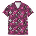 Manly Warringah Sea Eagles Hawaiian Shirt Tropical Hibiscus Floral Seamless Rugby Mascot