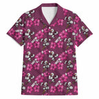 Manly Warringah Sea Eagles Hawaiian Shirt Tropical Hibiscus Floral Seamless Rugby Mascot