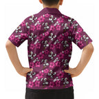 Manly Warringah Sea Eagles Hawaiian Shirt Tropical Hibiscus Floral Seamless Rugby Mascot