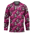 Manly Warringah Sea Eagles Hockey Jersey Tropical Hibiscus Floral Seamless Rugby Mascot