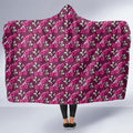 Manly Warringah Sea Eagles Hooded Blanket Tropical Hibiscus Floral Seamless Rugby Mascot