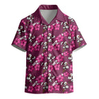 Manly Warringah Sea Eagles Kid Hawaiian Shirt Tropical Hibiscus Floral Seamless Rugby Mascot