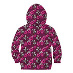 Manly Warringah Sea Eagles Kid Hoodie Tropical Hibiscus Floral Seamless Rugby Mascot