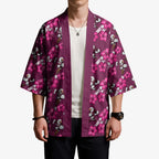 Manly Warringah Sea Eagles Kimono Tropical Hibiscus Floral Seamless Rugby Mascot