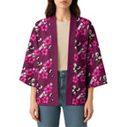 Manly Warringah Sea Eagles Kimono Tropical Hibiscus Floral Seamless Rugby Mascot