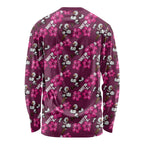 Manly Warringah Sea Eagles Long Sleeve Shirt Tropical Hibiscus Floral Seamless Rugby Mascot