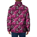 Manly Warringah Sea Eagles Padded Jacket Tropical Hibiscus Floral Seamless Rugby Mascot