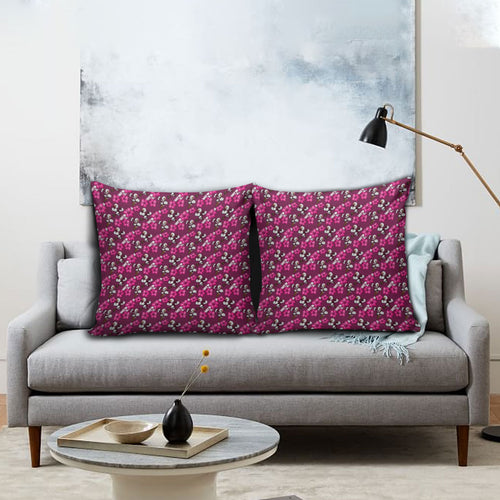 Manly Warringah Sea Eagles Pillow Cover Tropical Hibiscus Floral Seamless Rugby Mascot