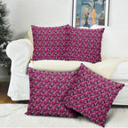 Manly Warringah Sea Eagles Pillow Cover Tropical Hibiscus Floral Seamless Rugby Mascot