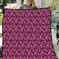 Manly Warringah Sea Eagles Quilt Tropical Hibiscus Floral Seamless Rugby Mascot