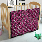 Manly Warringah Sea Eagles Quilt Tropical Hibiscus Floral Seamless Rugby Mascot