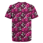 Manly Warringah Sea Eagles Rugby Jersey Tropical Hibiscus Floral Seamless Rugby Mascot